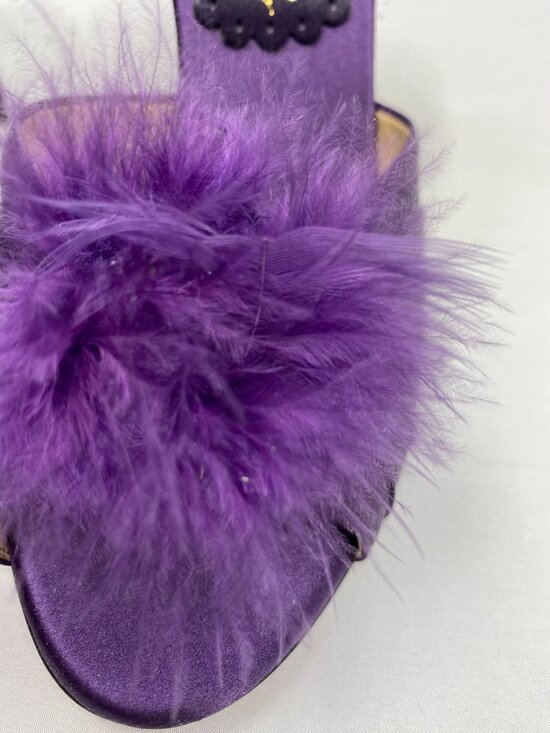 Agent Provocateur Elice Plum Mules 37 - Picture 7 of 8